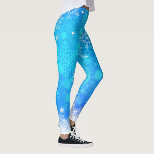 Leggings Les flocons de neige et les lumières étincelantes