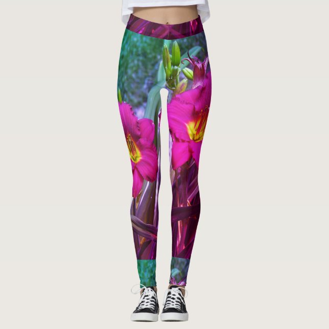 Leggings Les guêtres faites sur commande des femmes, (Devant)