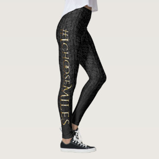Leggings Les #iChooseMiles de journaux intimes de voile