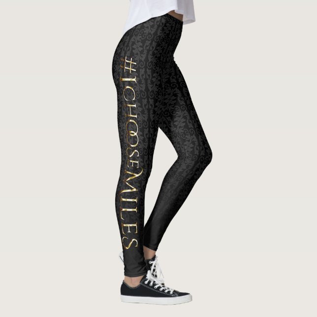 Leggings Les #iChooseMiles de journaux intimes de voile (Droite)