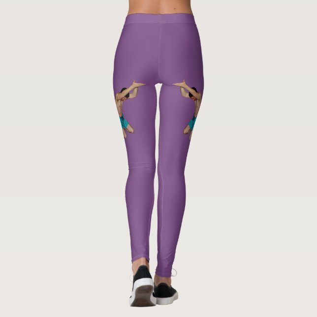 Leggings Les Jambes de Booty Booty Booty (Dos)