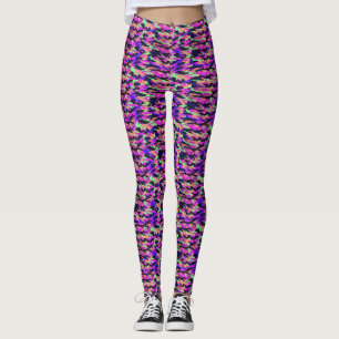 Leggings Les Jambes des femmes du Camouflage arc-en-ciel