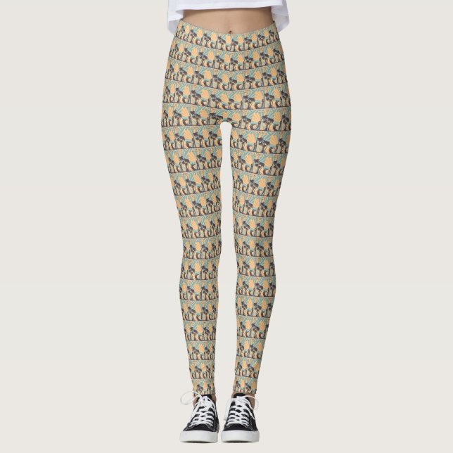 Leggings Les jambes des femmes surfeuses (Devant)
