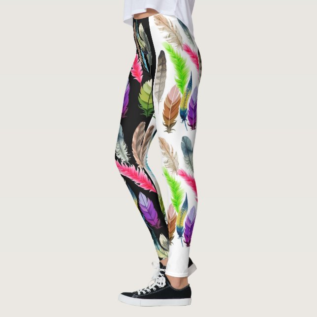 Leggings Les jambières de Capri aux cheveux hauts pour les  (Gauche)