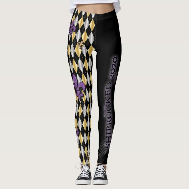 Leggings Les jolies dames harlequines - Ship Rocked 2020 (Devant)