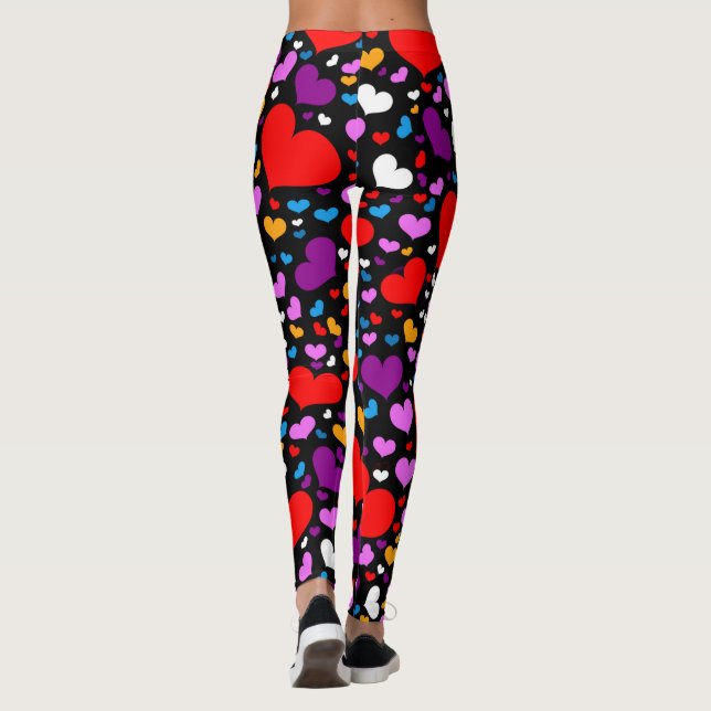 Leggings Les légendes de la Saint-Valentin; Venir et partir (Dos)