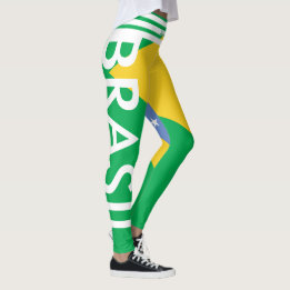 LEGGINGS LES LÉGUMES DU DRAPEAU BRÉSIL ONT UN ACD