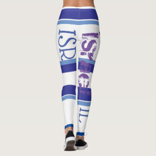 LEGGINGS LES LÉGUMES DU DRAPEAU ISRAÉLIEN ONT ACD