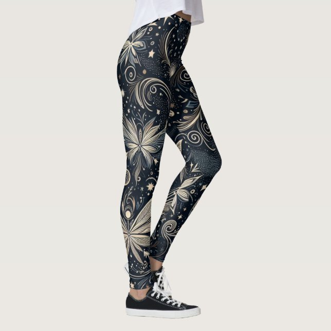 Leggings Les papillons au clair de lune (Droite)