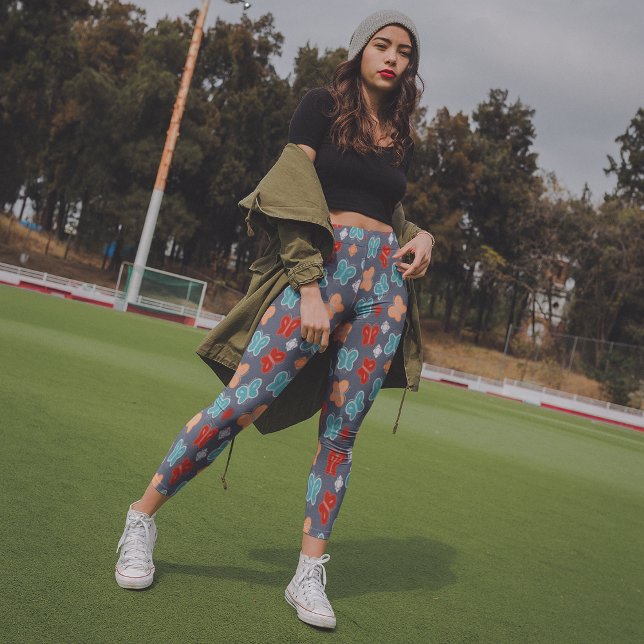 Leggings Les papillons Doodle (Créateur téléchargé)
