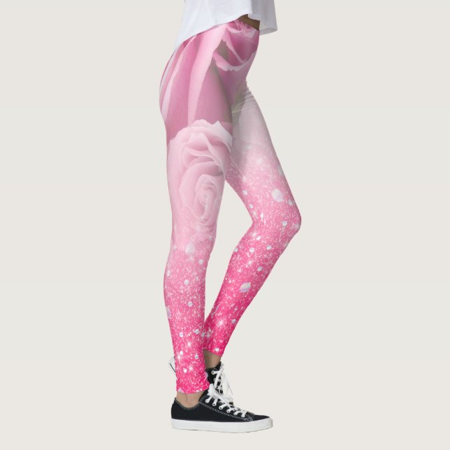 Leggings Les parties scintillantes scintillantes de Faux (Droite)