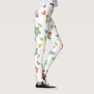 Leggings Les pattes florales pour femmes