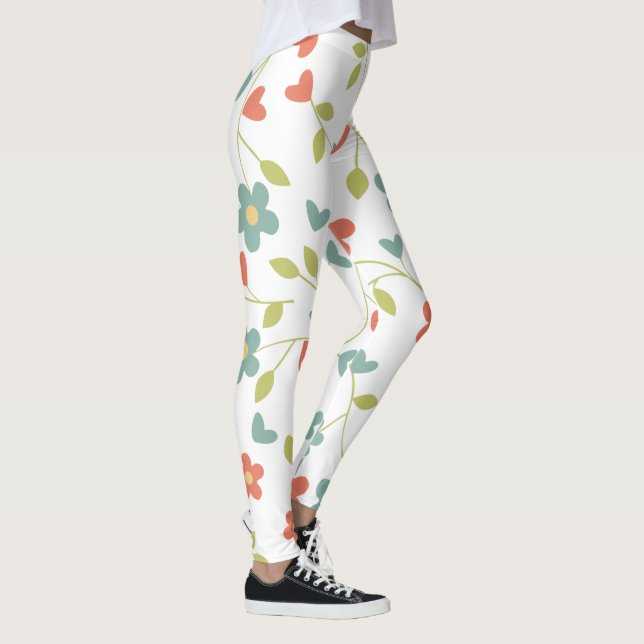 Leggings Les pattes florales pour femmes (Droite)