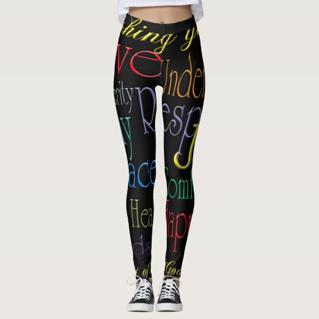 Leggings Les pattes positives des femmes (Devant)