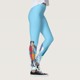 Leggings Les personnages de Slipperyjoe's deux super-héros 