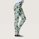 Leggings Les personnages de sushi cute Le Motif Kawaii Fun<br><div class="desc">Légendes Motifs de sushi. Un joli assortiment d'amis sushis heureux, y compris saumon, thon, tamago, crevette, poulpe, wasabi et gingembre. Ces légendes imprimées de nouveauté font un cadeau kawaii pour les amateurs de sushi. Visitez le Doodle World de Jenn pour encore plus de nouveautés sur les légendes imprimées et les...</div>