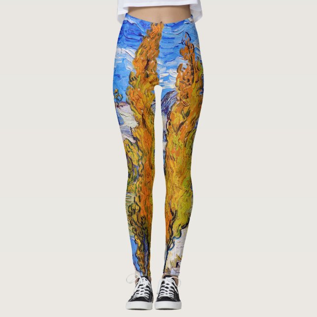 Leggings Les peupliers de Saint-Rémy, Van Gogh (Devant)