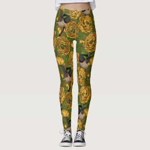 Leggings Les pivoines et les brunes