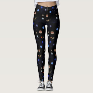 Leggings Les planètes et le yoga spatial