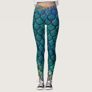 Leggings Les poissons de la Sirène de Glam font l'objet d'u
