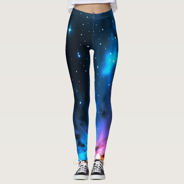 Leggings Les torrents célestes des étoiles (Devant)