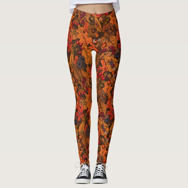 Leggings Les trésors d'automne (Devant)