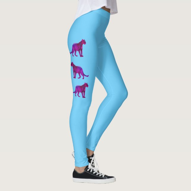 Leggings Les vrais Panthers Magenta (Droite)