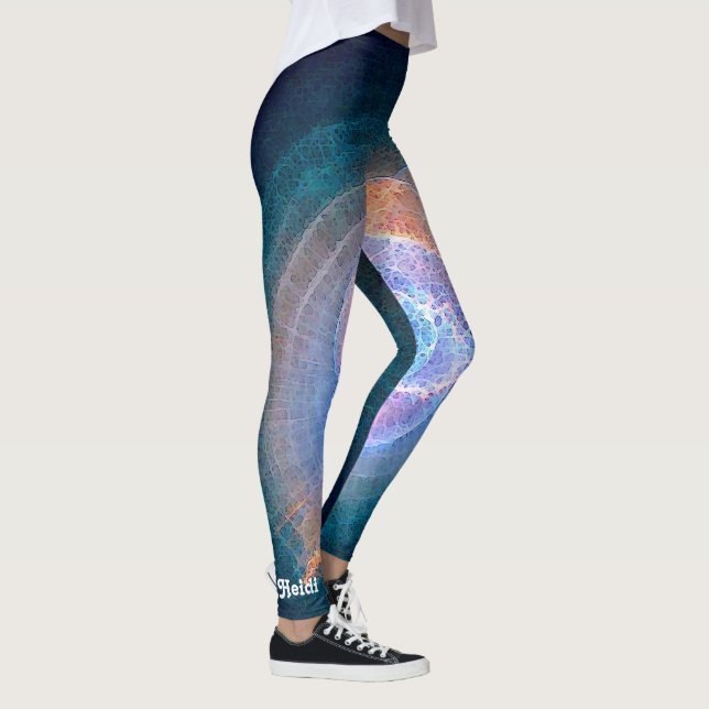 Leggings L'espace Artwear de nébuleuse du plot réflectorisé (Droite)