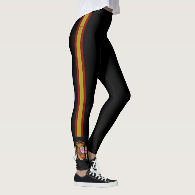 Leggings L'Espagne barre le drapeau (Droite)