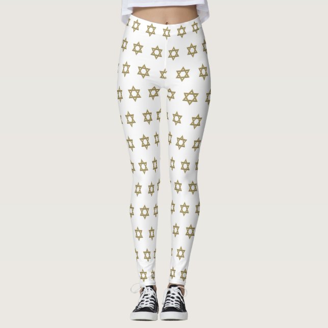 Leggings L'étoile d'or de David Seamless (Devant)