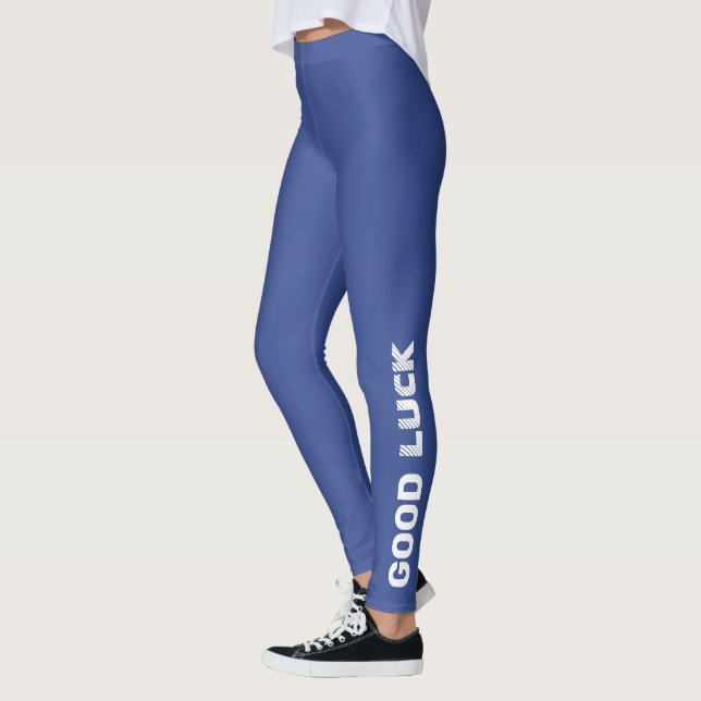 LEGGINGS LETTRE BLOCALE EN CHAUSSÉE POUR LES FEMMES IMPRIME (Gauche)