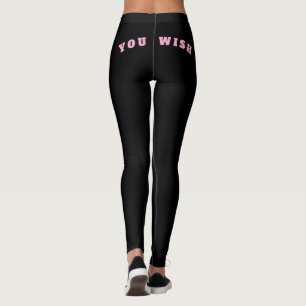 Leggings Lettre Décontractée haute taille pour femmes Impri