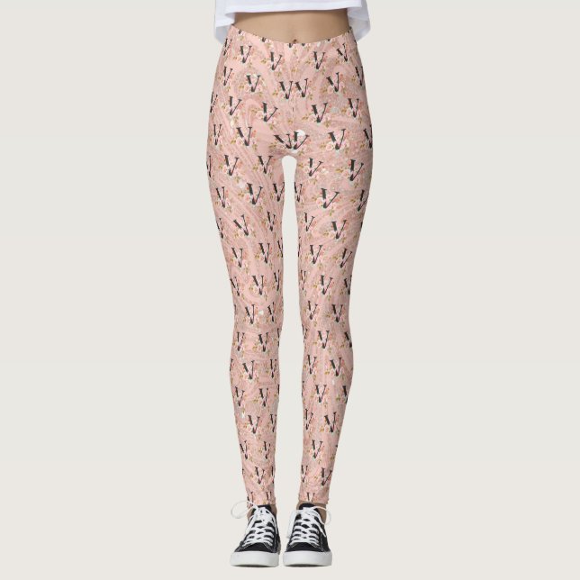 Leggings Lettre V (Devant)
