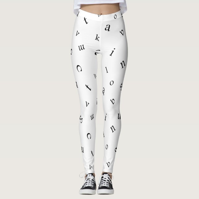 Leggings Lettres (Devant)
