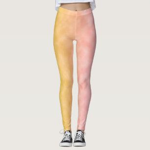 Leggings Lever de soleil dans des cieux de barbe à papa