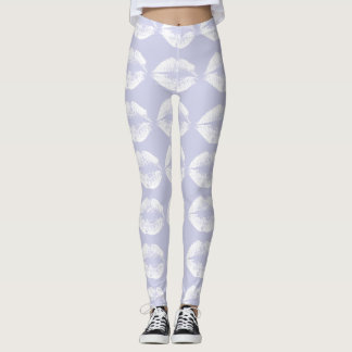 Leggings Lèvres blanches #33