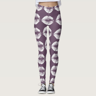 Leggings Lèvres blanches #34