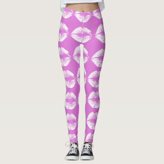 Leggings Lèvres blanches #35