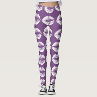 Leggings Lèvres blanches #7