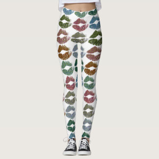 Leggings Lèvres Colorées Élégantes #15
