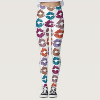 Leggings Lèvres Colorées Élégantes #20
