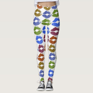 Leggings Lèvres colorées élégantes #23