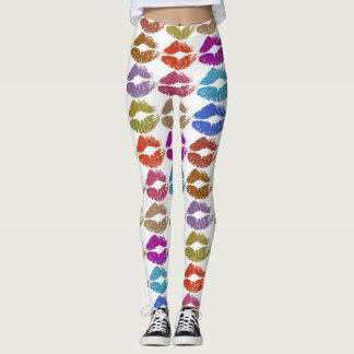 Leggings Lèvres Colorées Élégantes #24