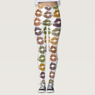Leggings Lèvres colorées élégantes #25