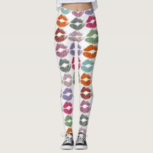 Leggings Lèvres Colorées Élégantes #27