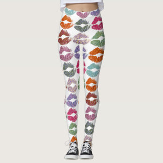 Leggings Lèvres Colorées Élégantes #27