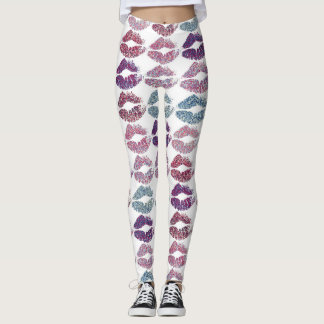 Leggings Lèvres colorées élégantes #31