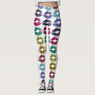 Leggings Lèvres Colorées Élégantes #35