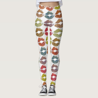 Leggings Lèvres colorées élégantes #38