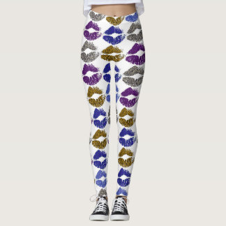 Leggings Lèvres colorées élégantes #40